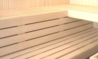Sichtblende Sauna-Bank